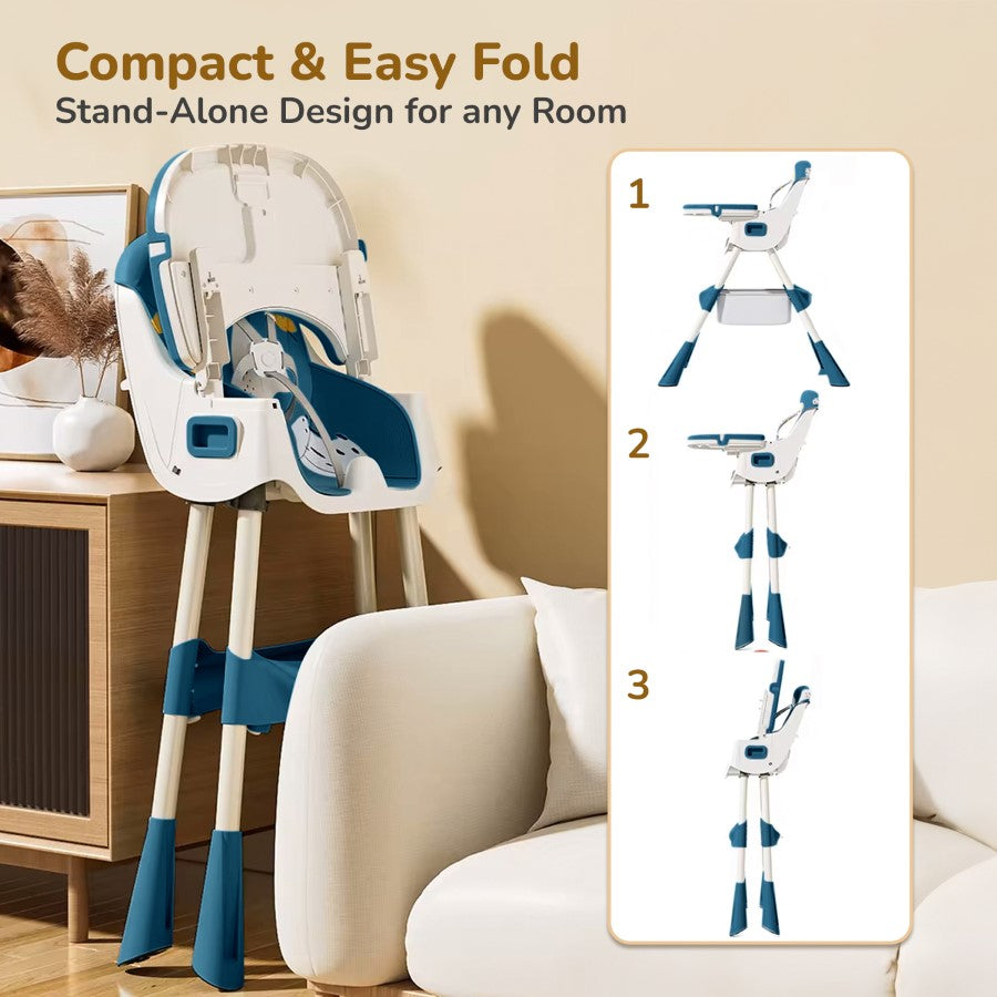 Simple Fold Compact High Chair Folding Cosco Kids Buy Quigley