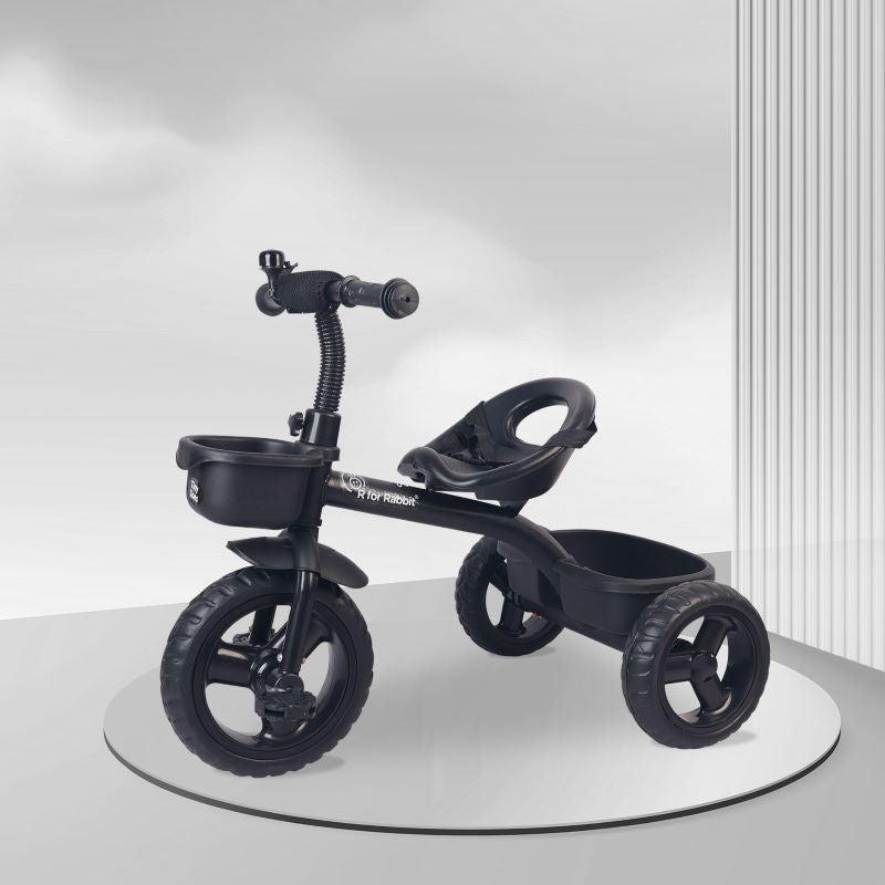 Tiny Toes T10 Ace Tricycle For Kids Front Back Basket, Seat Belt