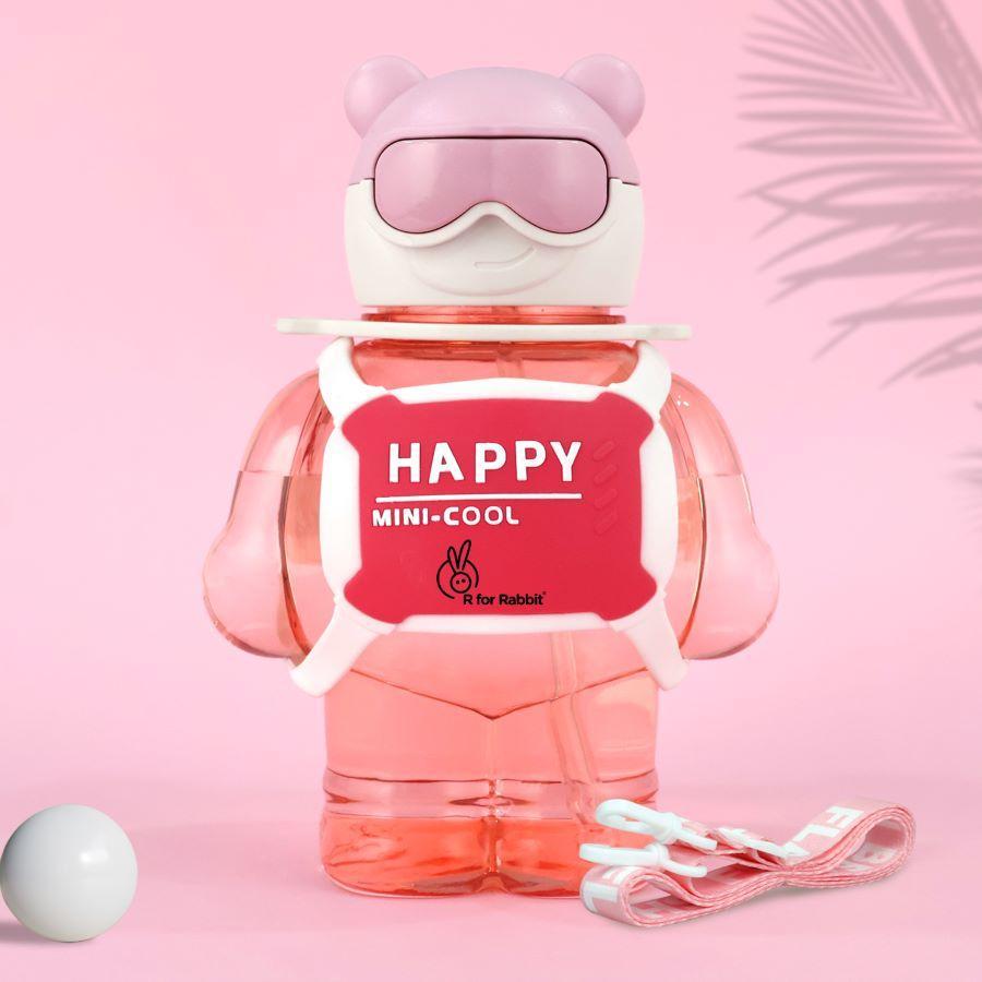 Tritan Astro Baby Straw Sipper Bottle 1000ml - Pink