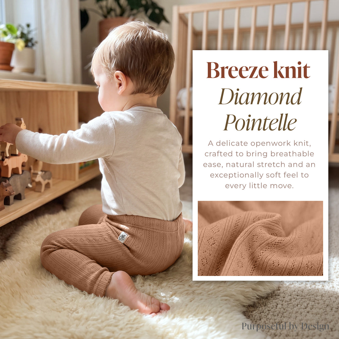Mushmellow Woodsmoke Pointelle Legging