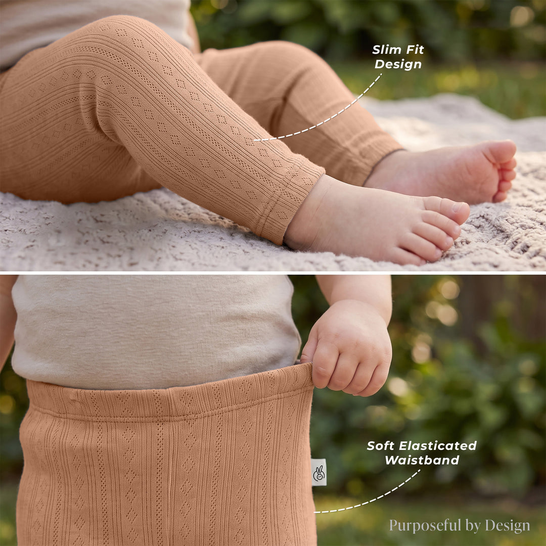 Mushmellow Woodsmoke Pointelle Legging