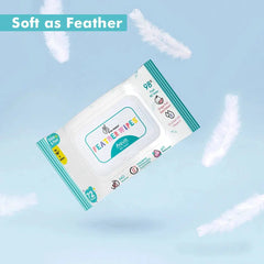 Feather Diapers S Size + Aqua Wipes Combo