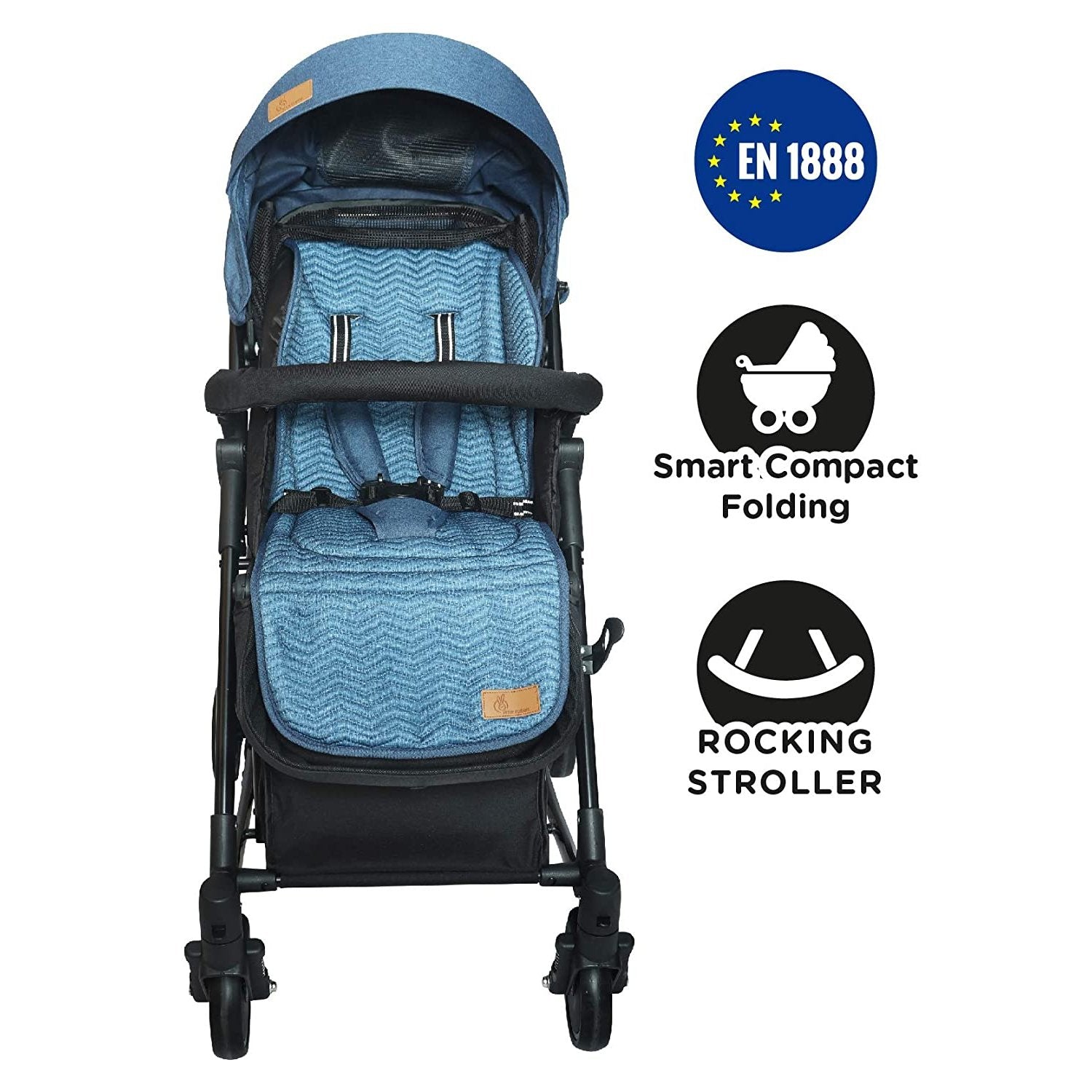 Rock N Roll - 2 In 1 Baby Stroller Cum Rocker, Light Weight, Compact T