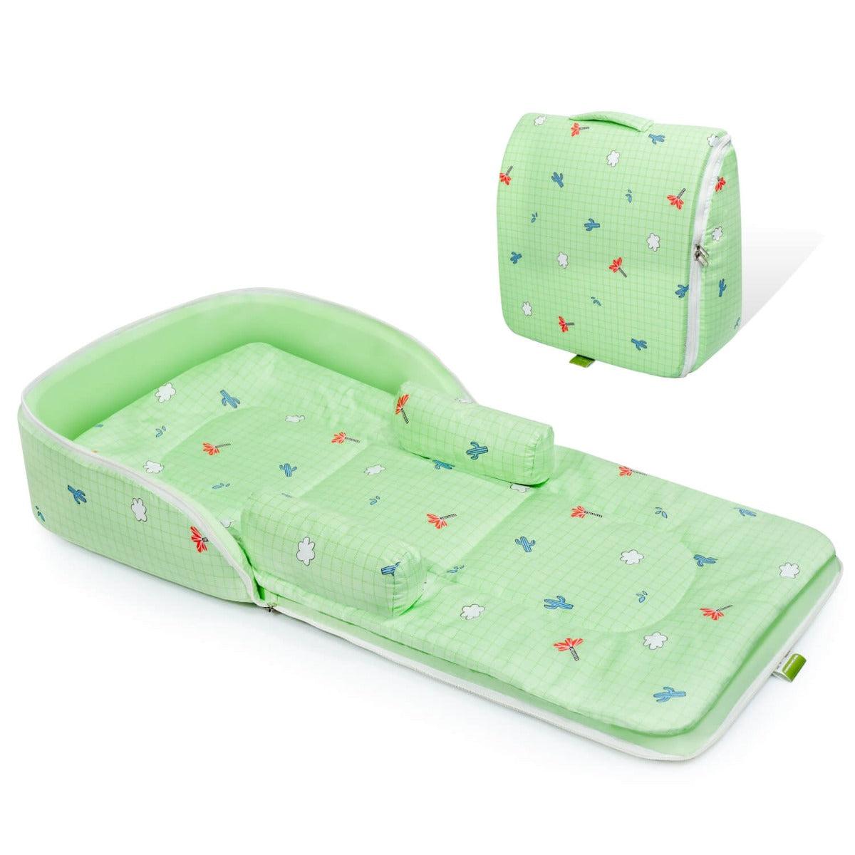 Nest Lite Baby Bedding Easy Compact Fold, Zip Closure, Carry Like Bag