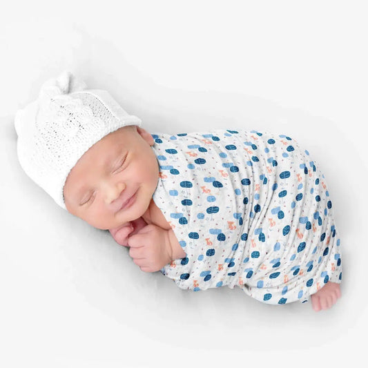 Callowesse Newborn Baby Swaddle - 0-3 Months - Bunny Dreams