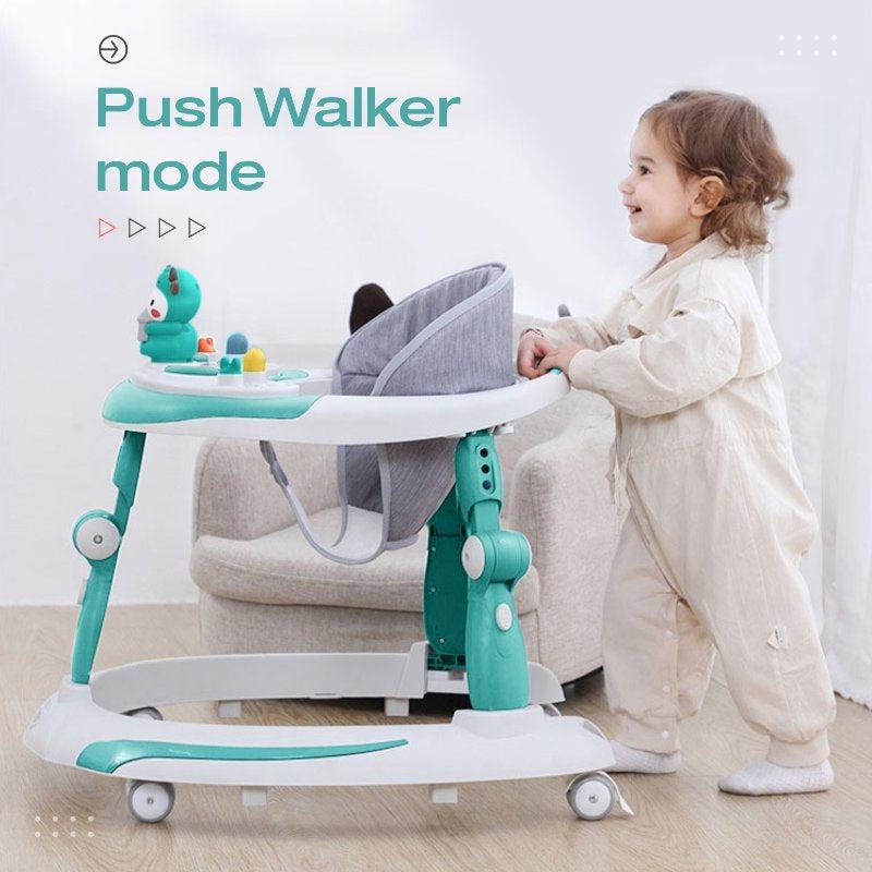 R for Rabbit Little Feet 2-in-1 Baby Walker with Activity Table main image 0