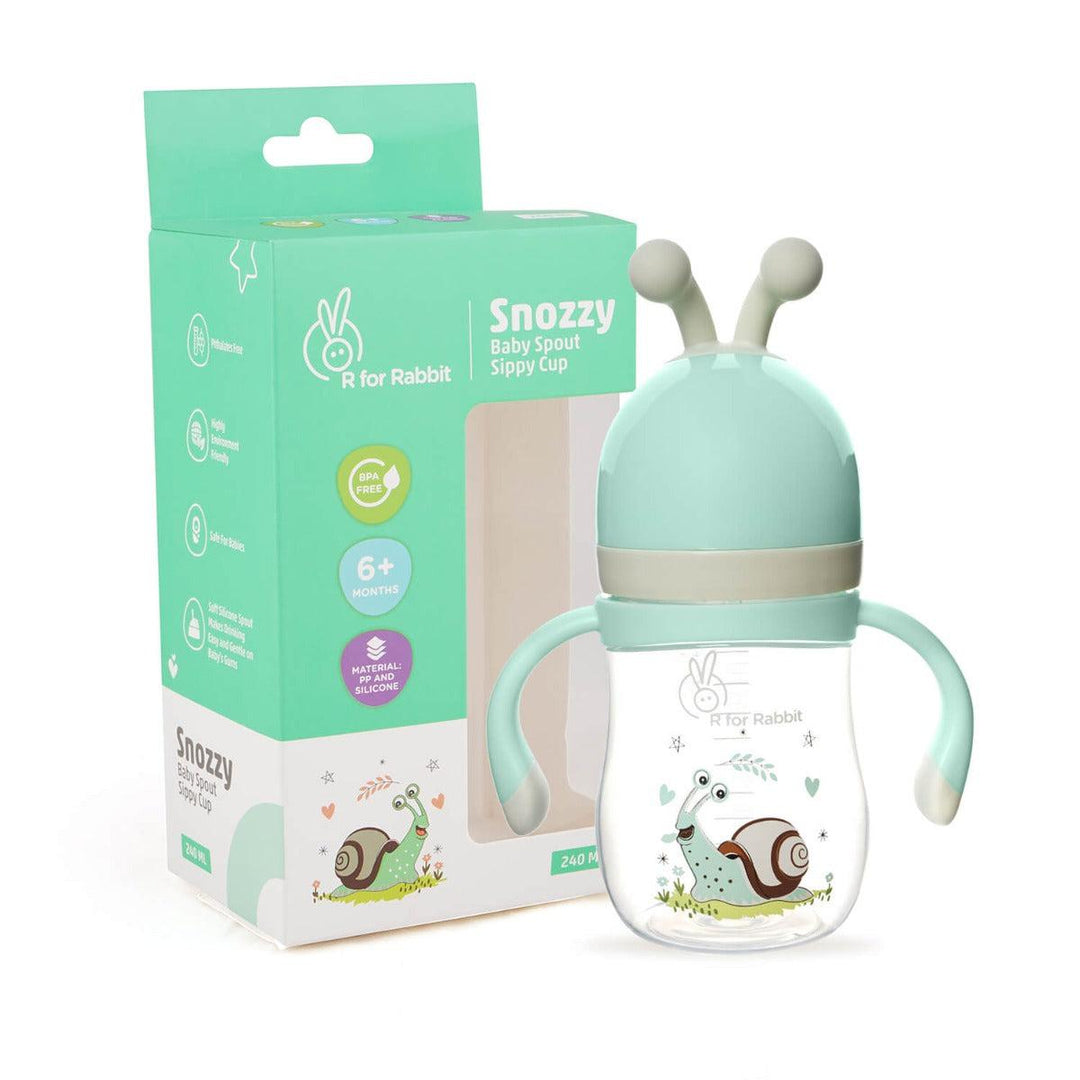 R for Rabbit Snozzy Baby Spout Sippy Cup Bottle 240 ML