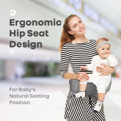 Upsy Daisy Cool Baby Carrier -  Multi-Positional Versatility, Detachable cap, Breathable Fabric